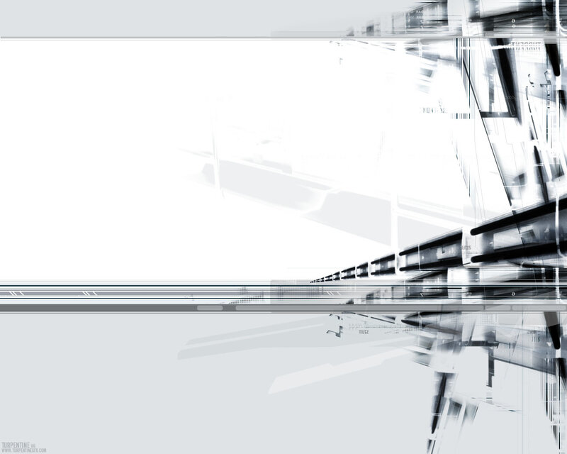 Abstract Digital Architecture — White