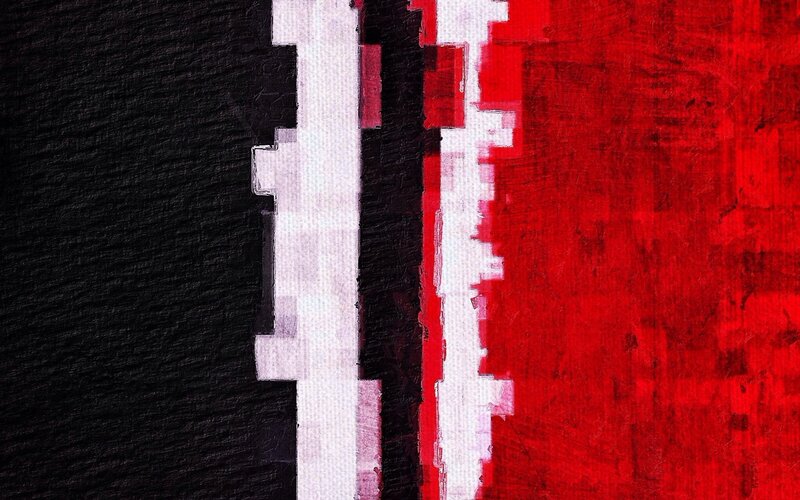 Abstract Digital Art — Black, Dramatic, Digital Art, White