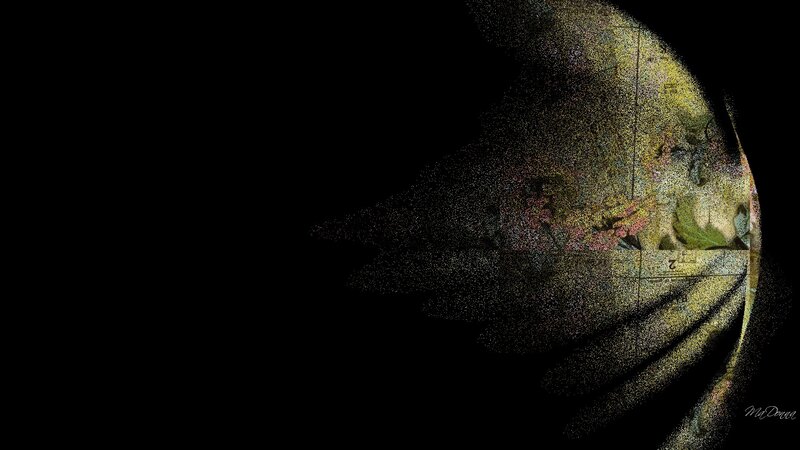 Abstract Digital Art — Black, Mysterious
