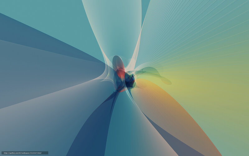 Abstract Digital Art — Blue, Calm, Digital Art, Lines