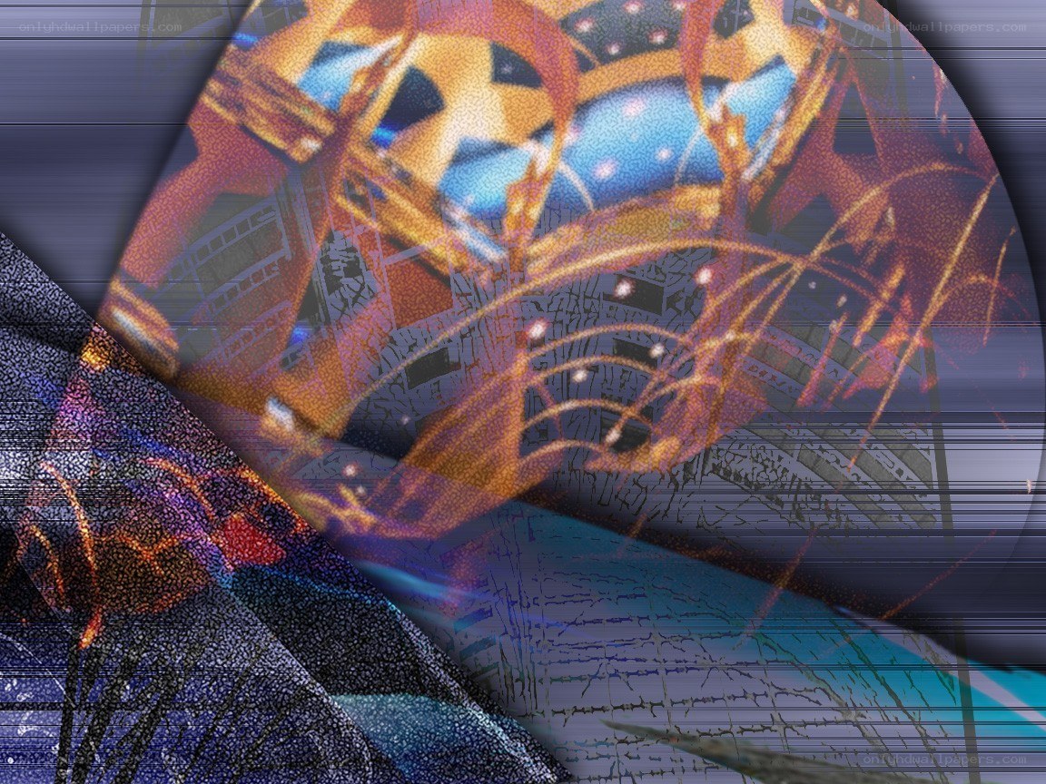 abstract digital art collage