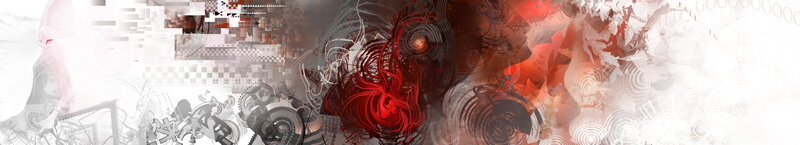 abstract digital art collage