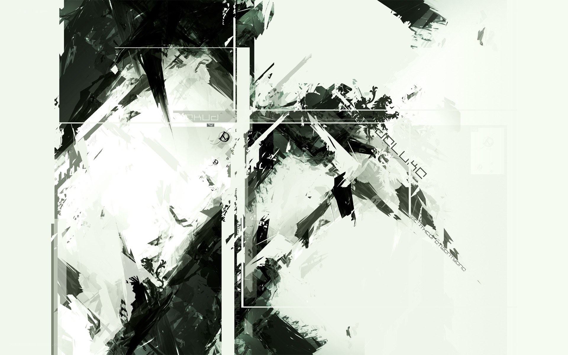 abstract digital art collage