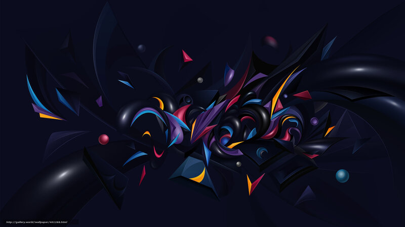 Abstract digital art composition