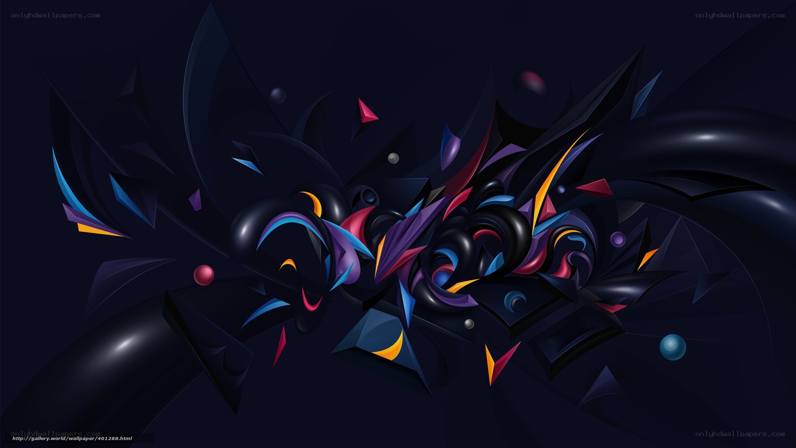 Abstract digital art composition