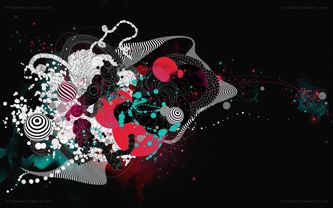 Abstract digital art composition