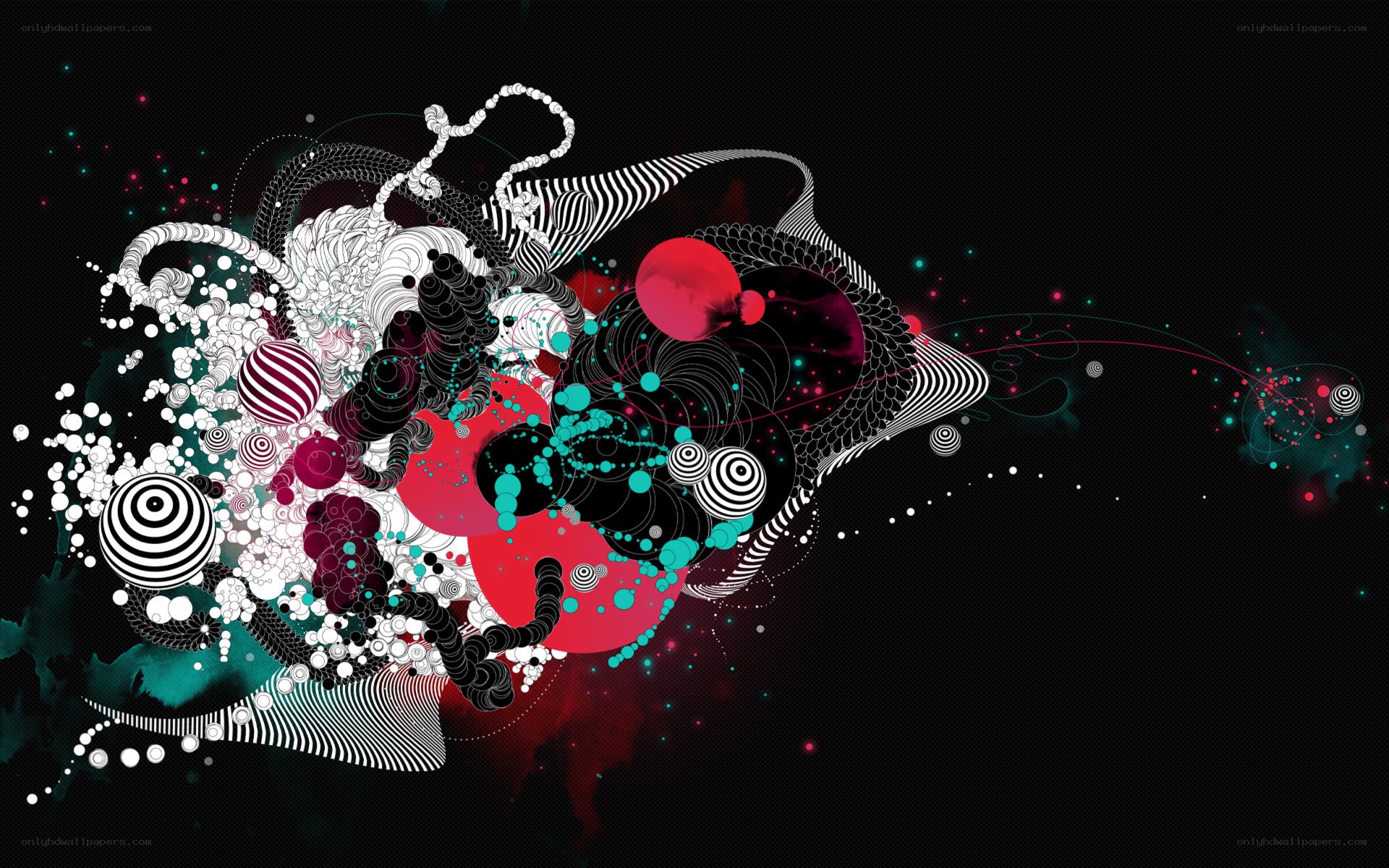 abstract digital art composition
