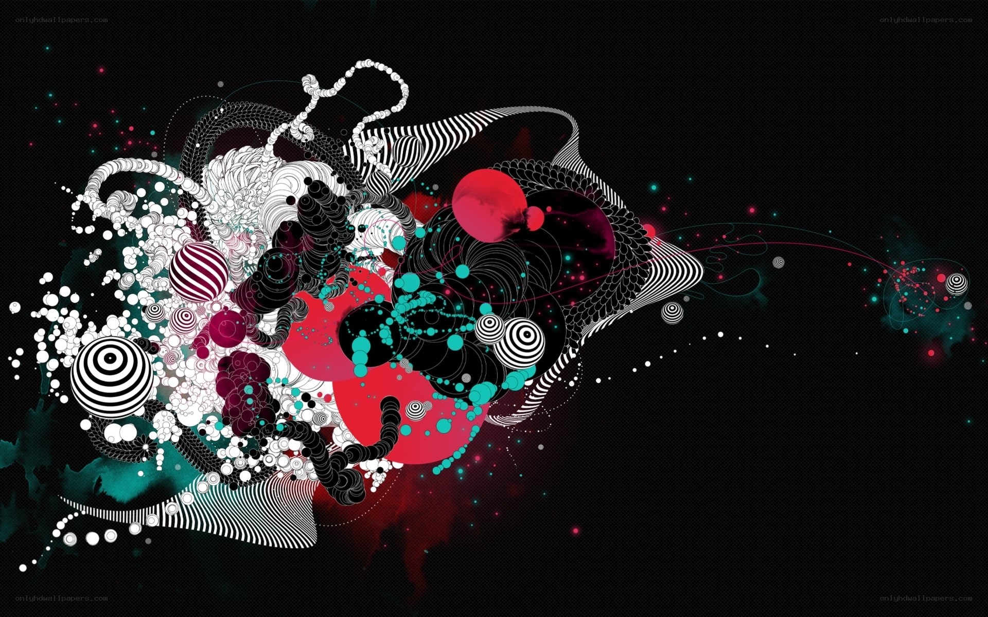 abstract digital art composition