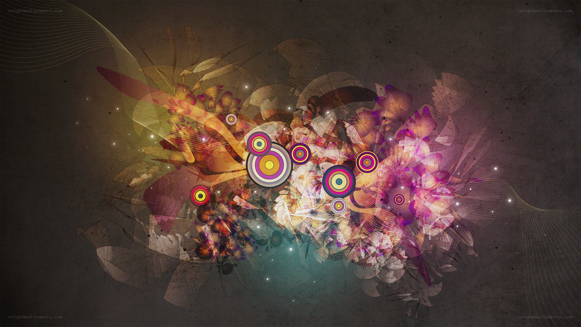 Abstract digital art composition