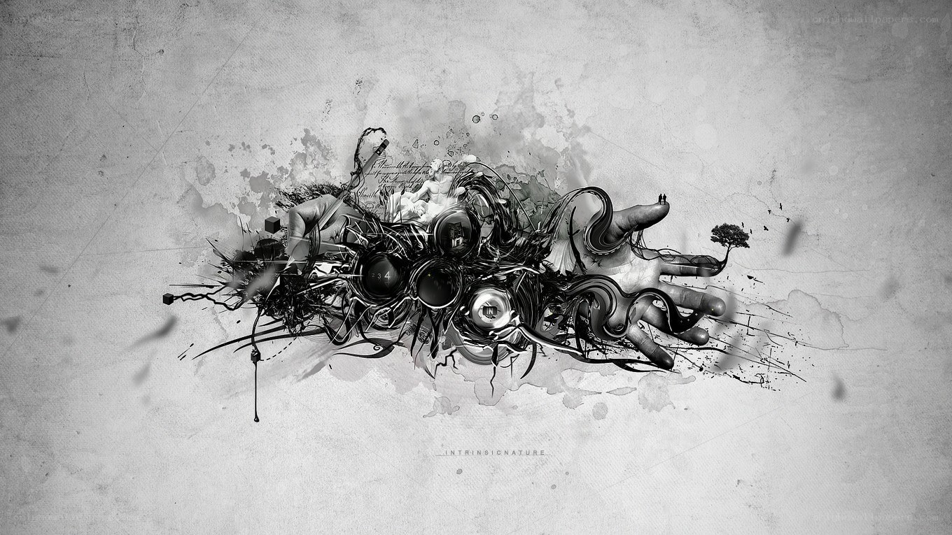 abstract digital art composition