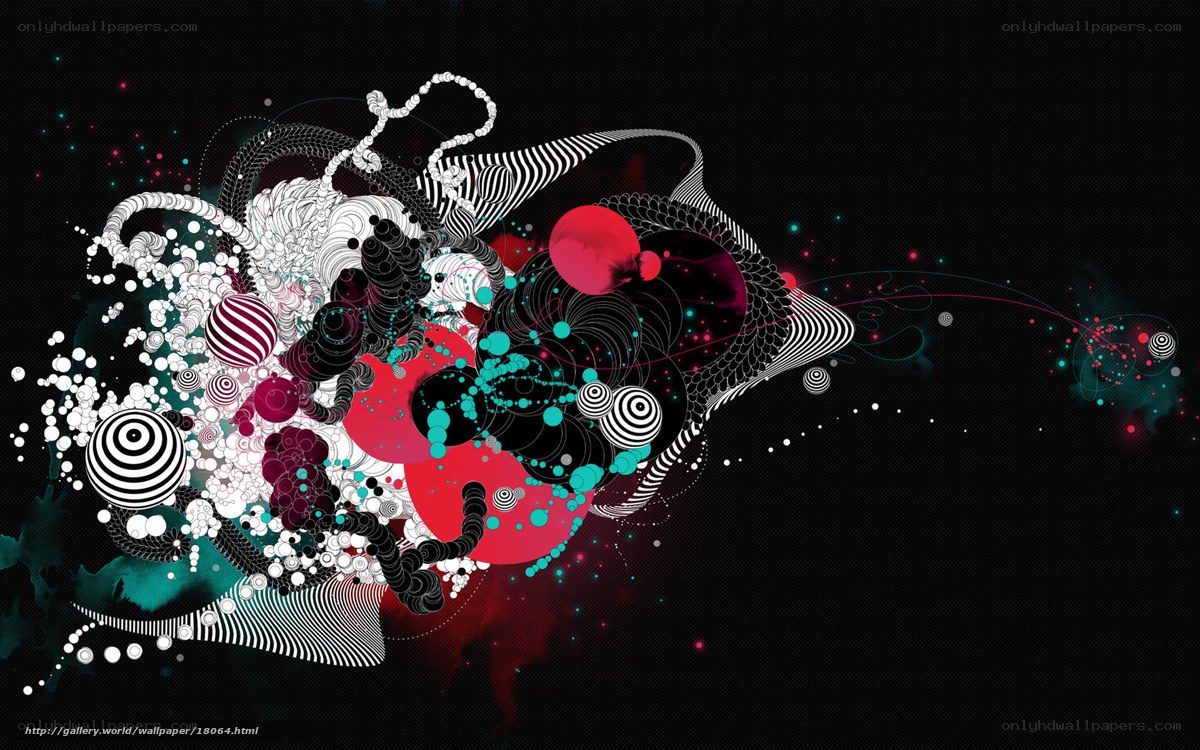 abstract digital art composition