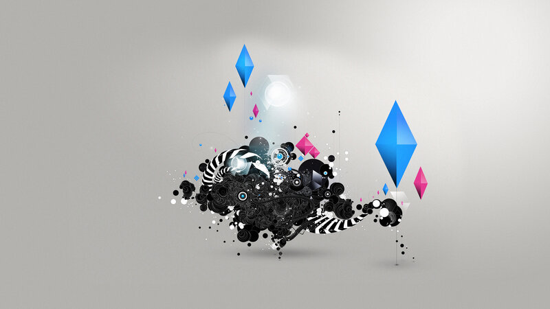 abstract digital art composition