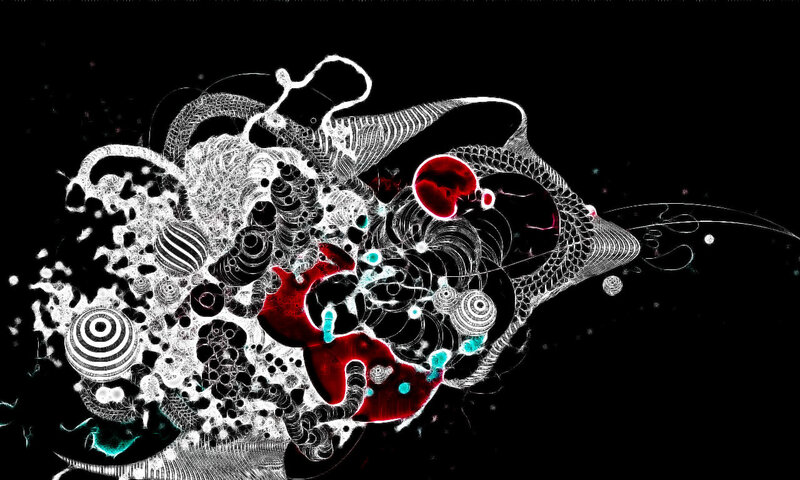 abstract digital art composition