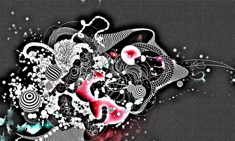 abstract digital art composition