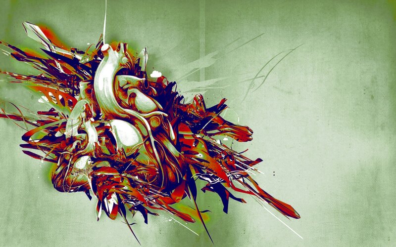 abstract digital art composition