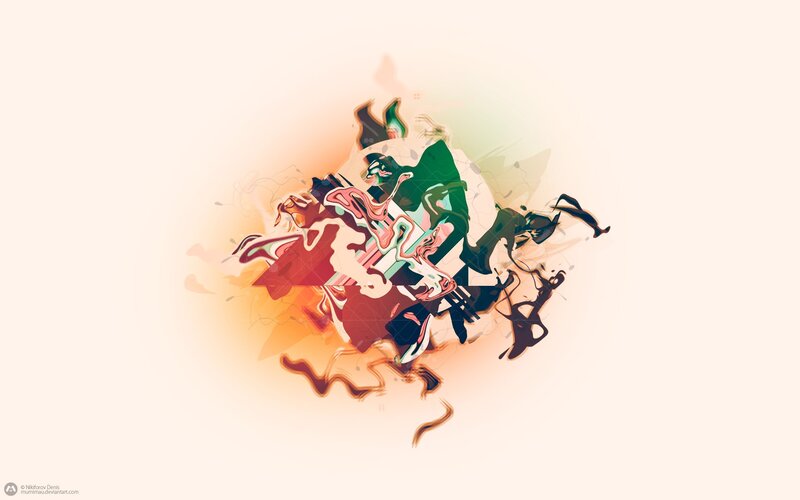 abstract digital art composition
