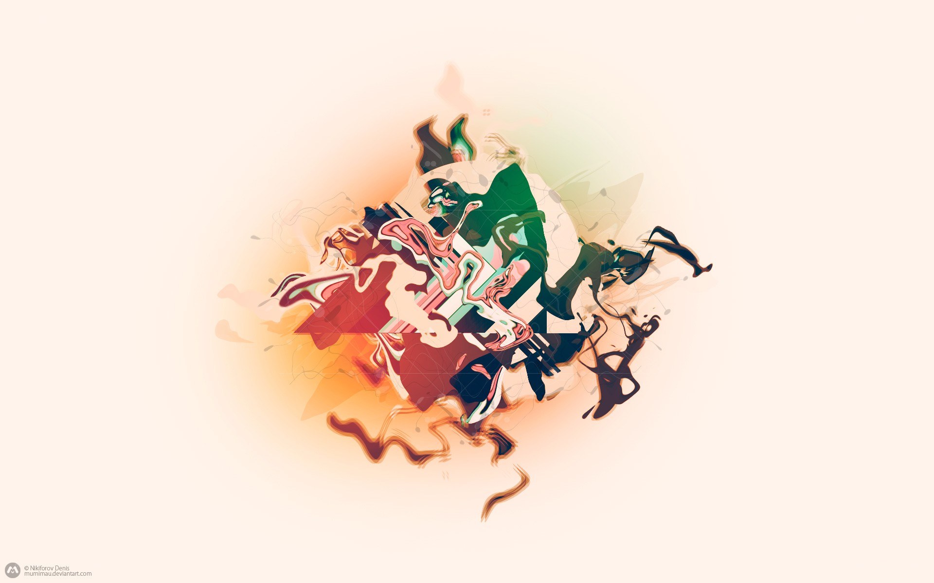 abstract digital art composition