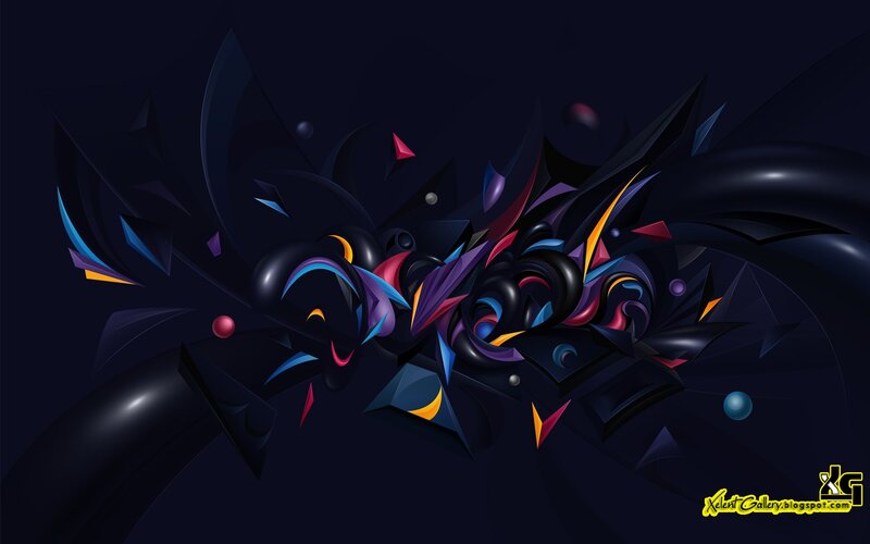 abstract digital art composition