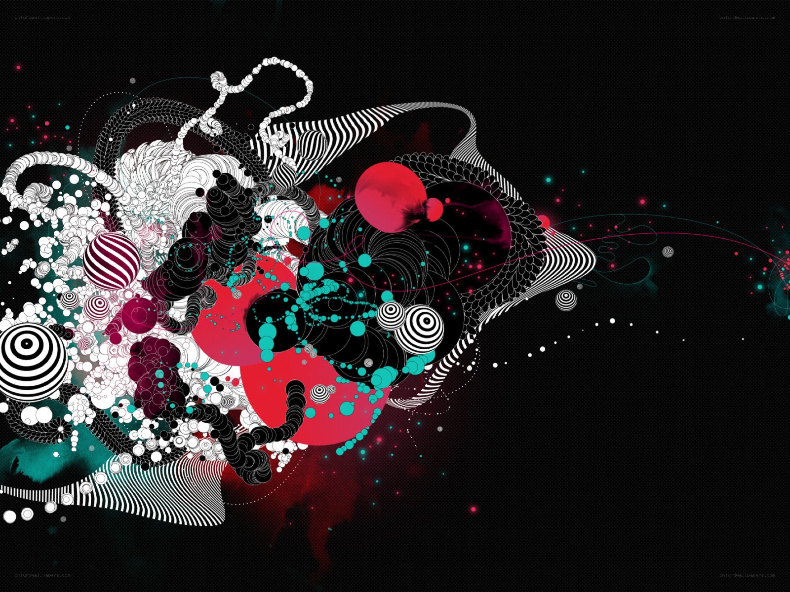 abstract digital art composition