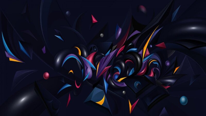 Abstract digital art composition