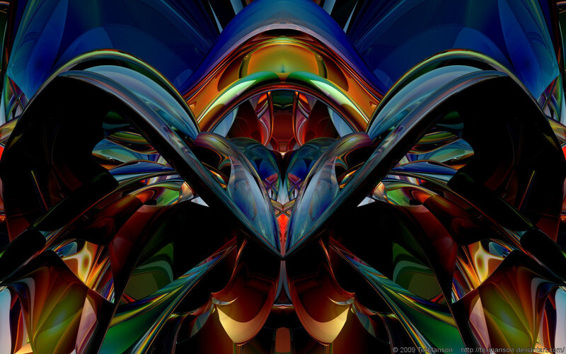 Abstract digital art composition