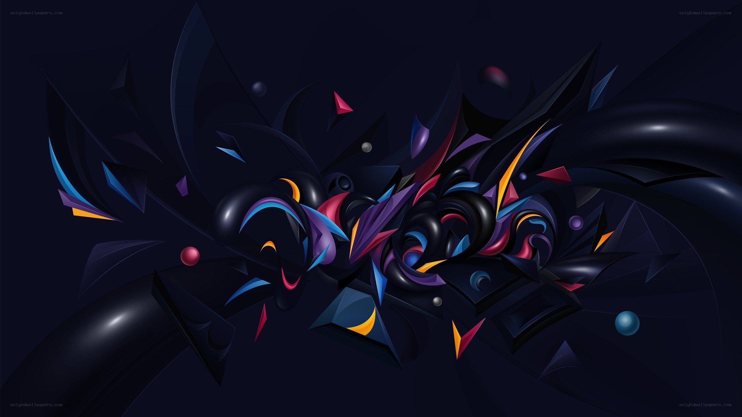 Abstract digital art composition