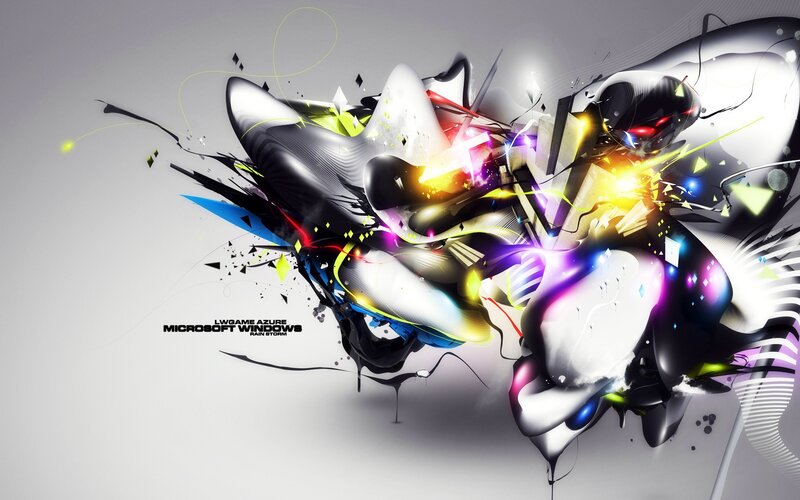 abstract digital art explosion