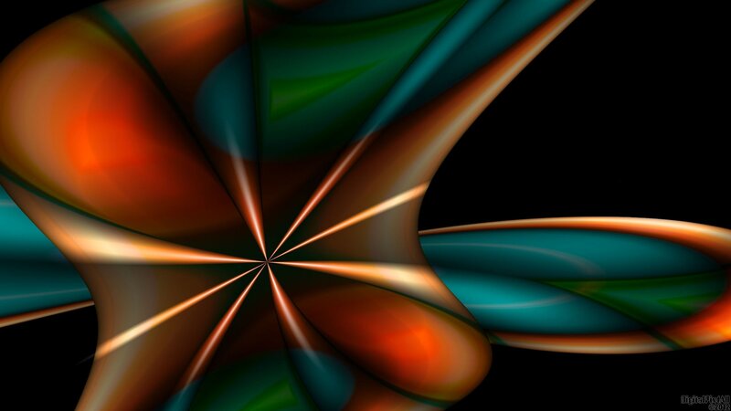 Abstract Digital Art — Orange