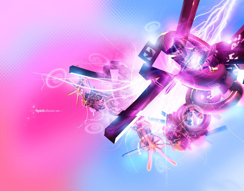 Abstract Digital Art — Pink, Energetic, Digital Art
