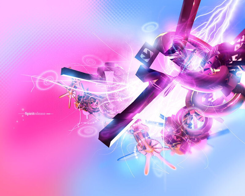 Abstract Digital Art — Pink