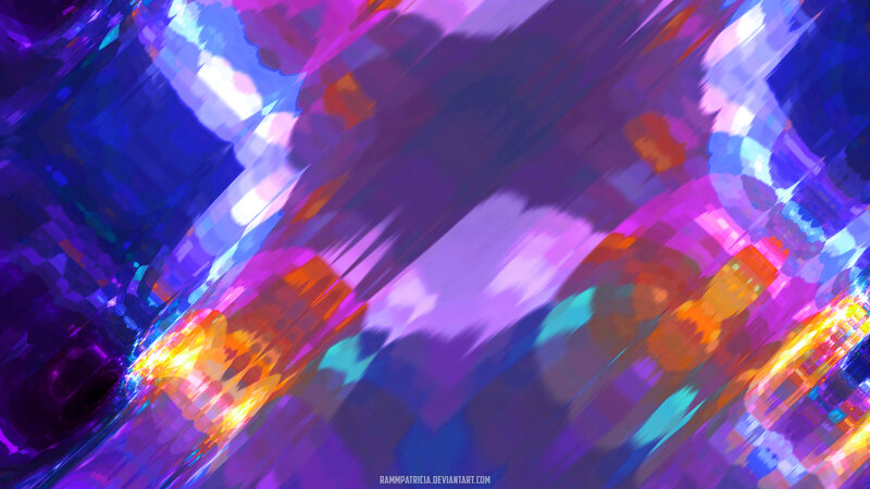 Abstract Digital Art — Purple, Dynamic, Digital Art