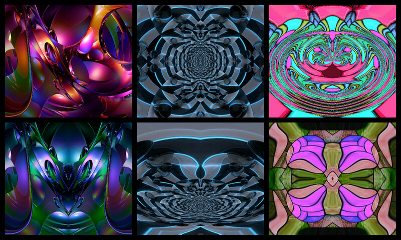 Abstract Digital Art — Purple, Hypnotic