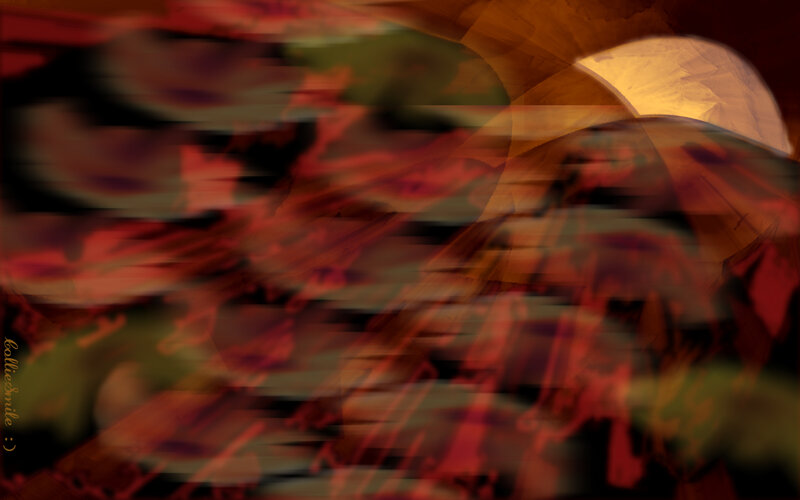Abstract Digital Art — Red, Chaotic