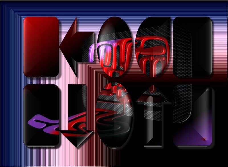 Abstract Digital Art — Red, Dramatic, Digital Art