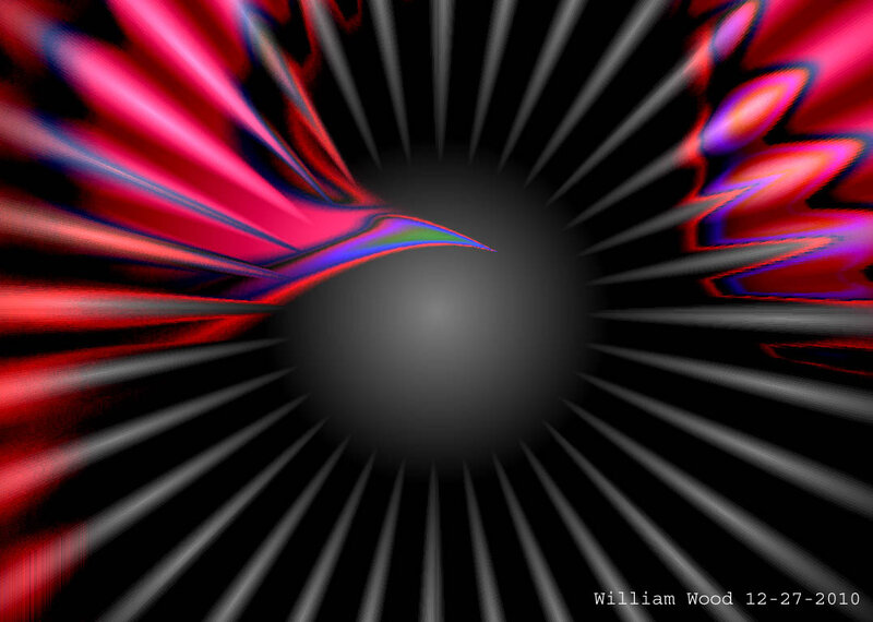 Abstract Digital Art — Red, Dramatic