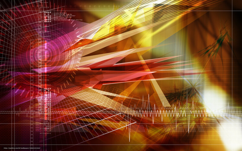 Abstract Digital Art — Red, Dynamic