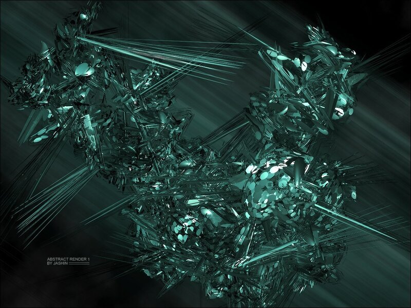 Abstract digital art render