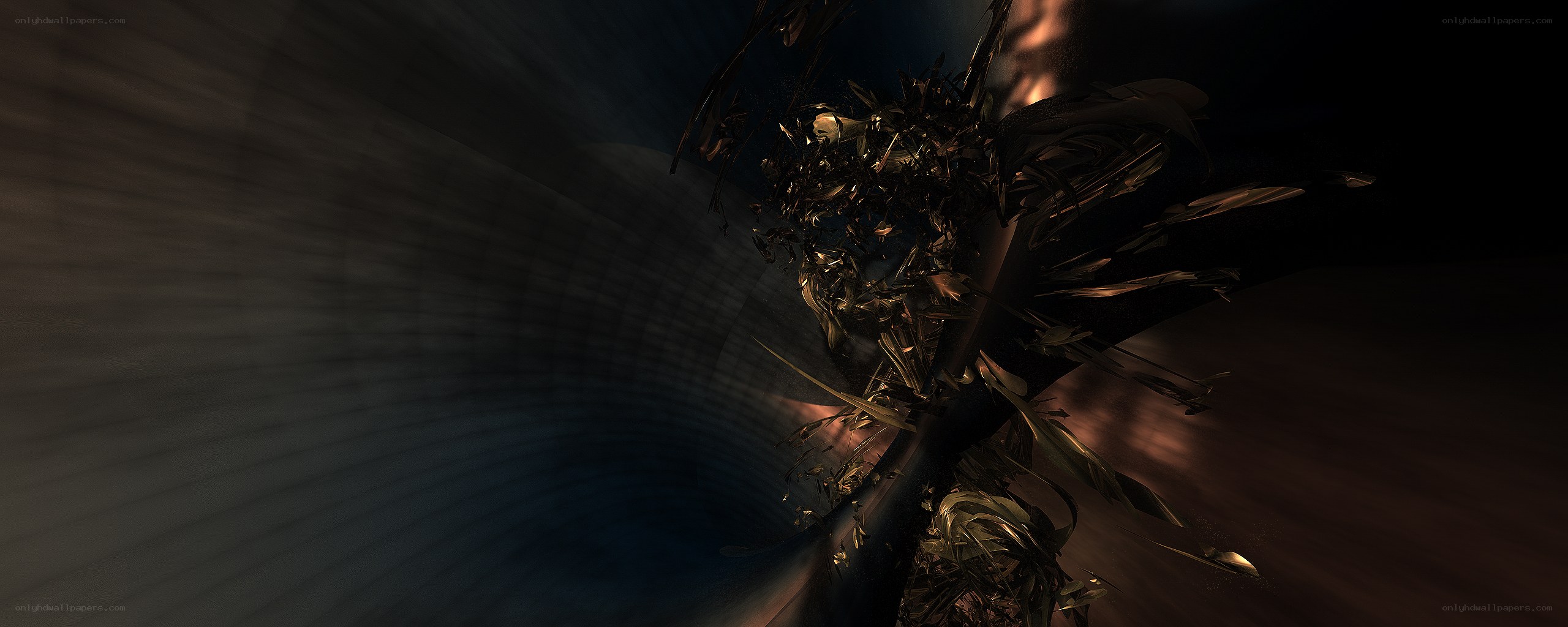 abstract digital art sculpture