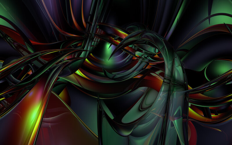 Abstract digital art swirl