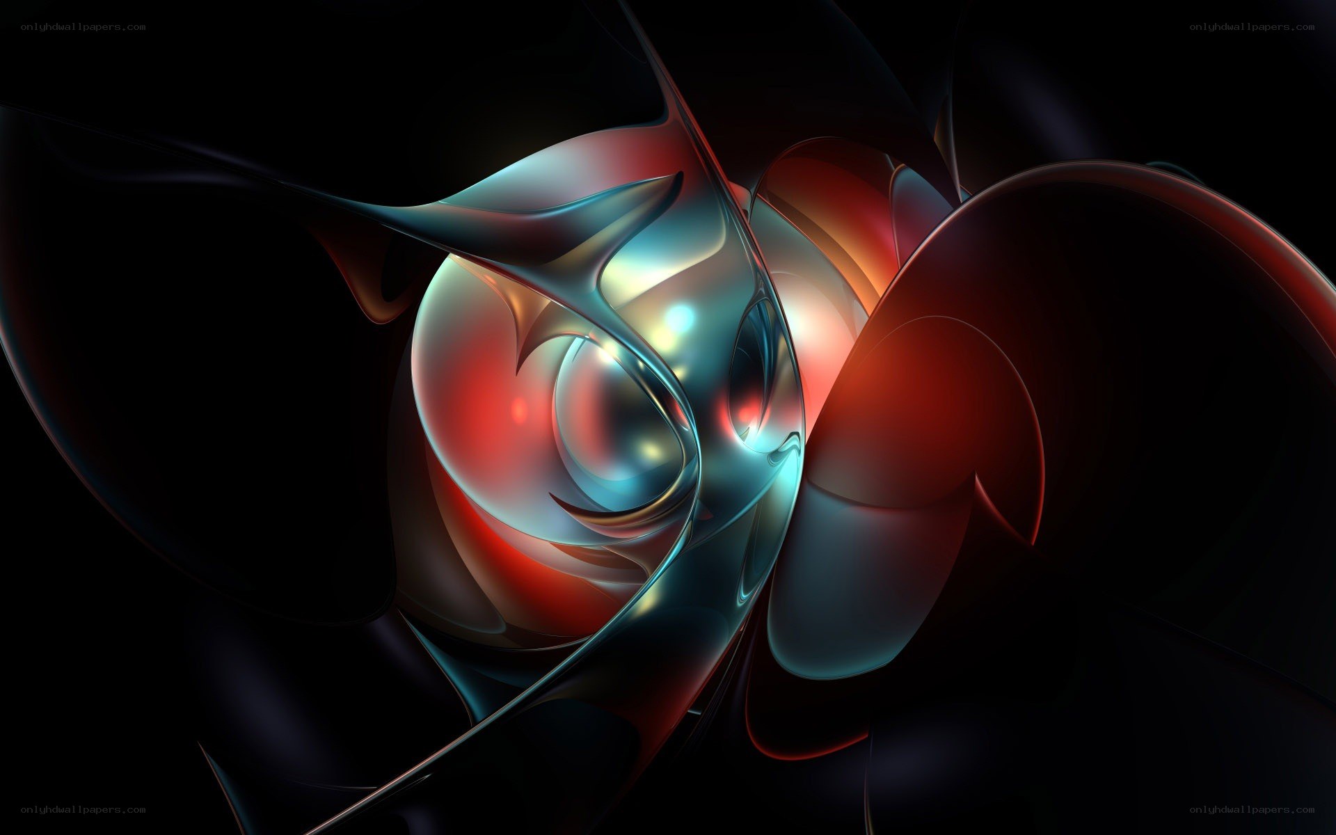 abstract digital art swirl