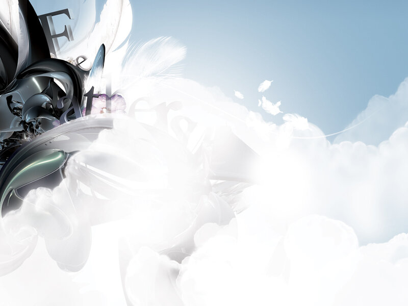 Abstract Digital Art — White, Ethereal
