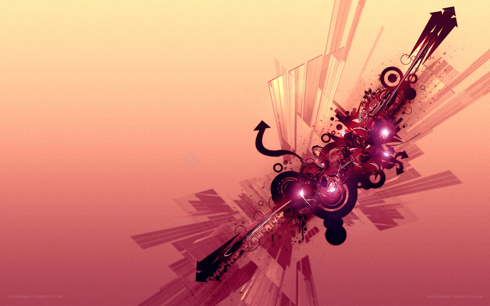 abstract digital art with arrows