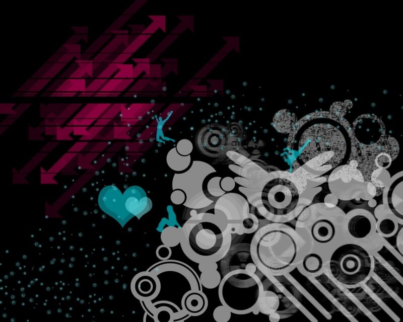abstract digital art with arrows