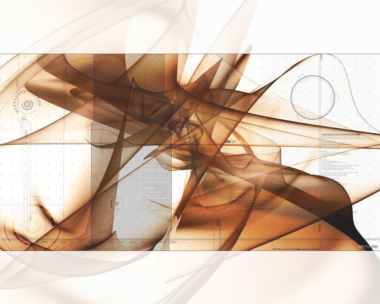 abstract digital art with brown overlays