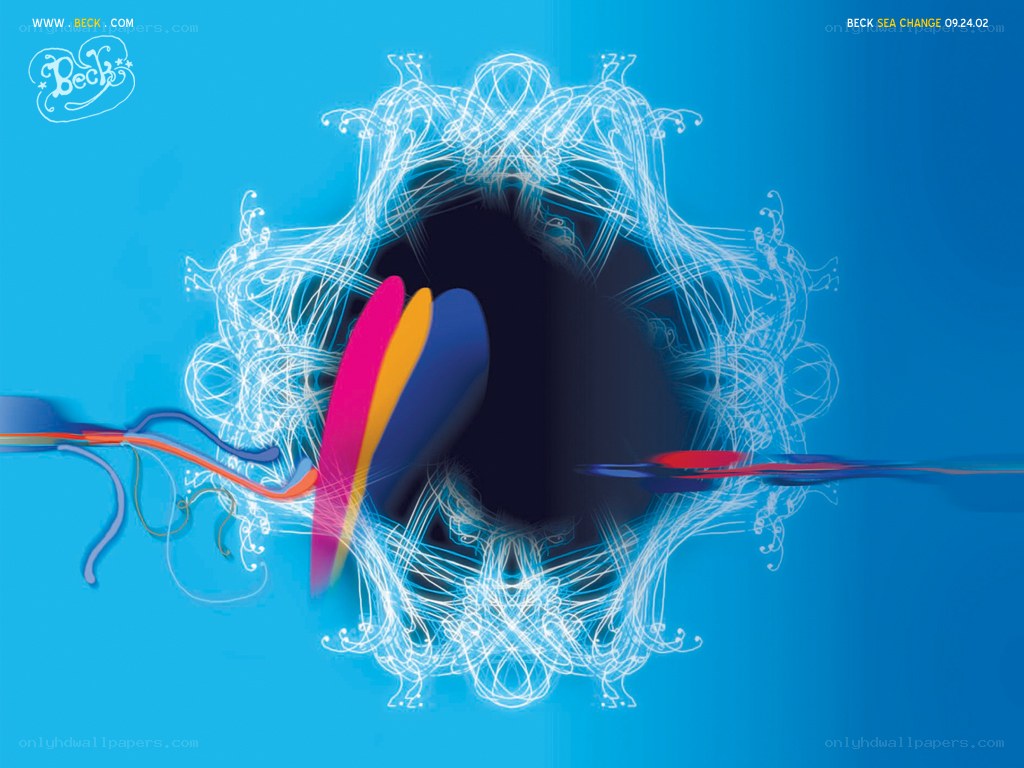 Abstract digital art with colorful lines