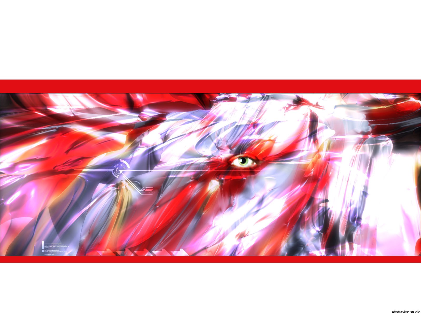 abstract digital art with eye