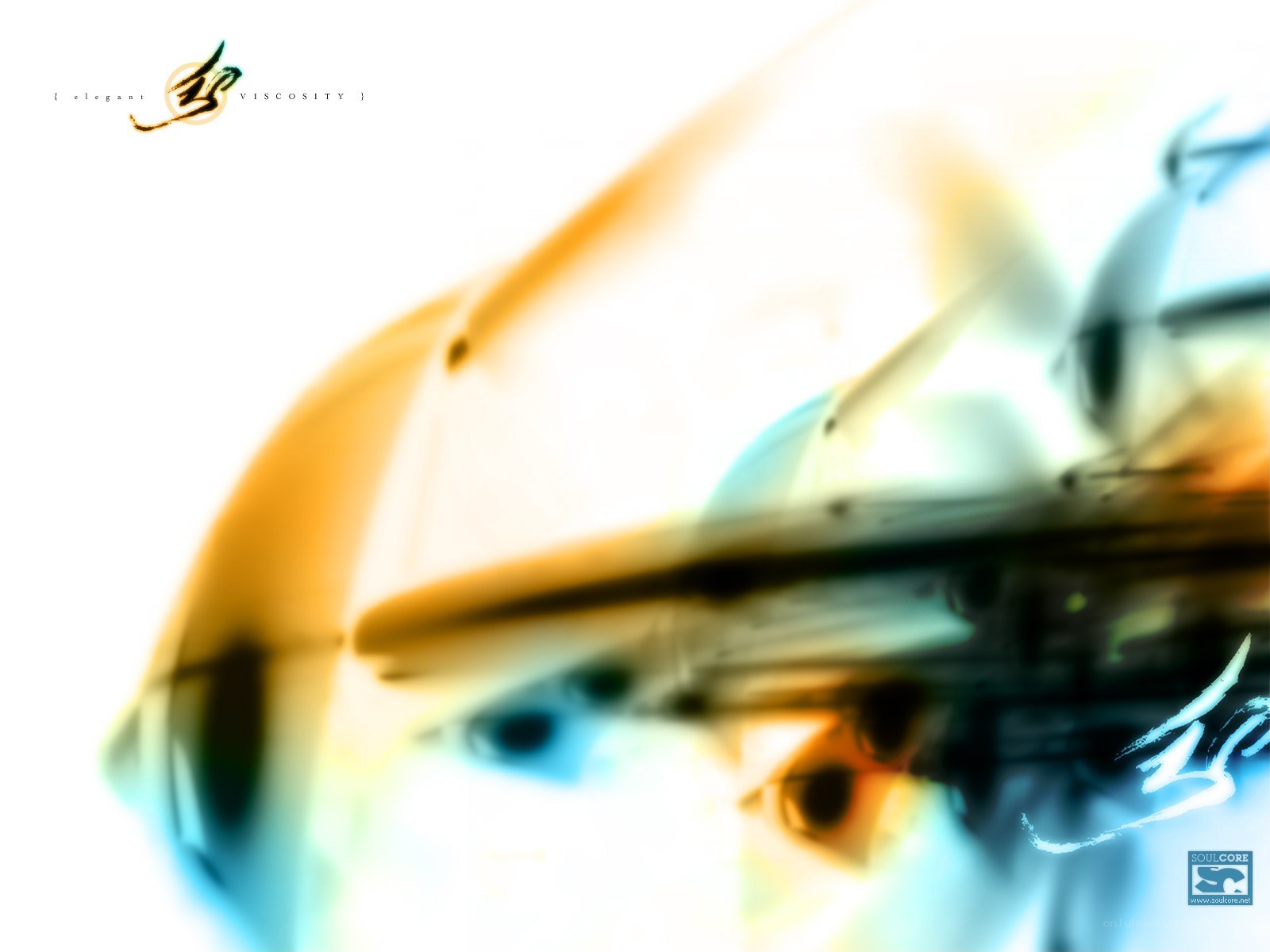 abstract digital art with eyes
