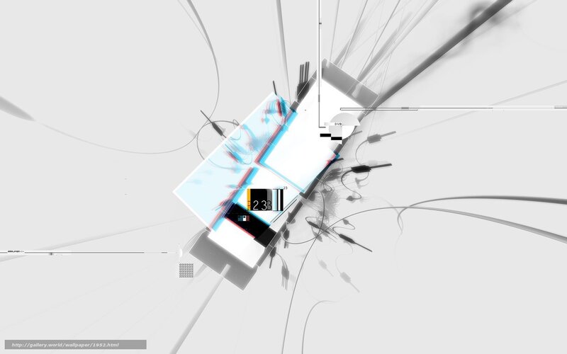 abstract digital art with geometric shapes