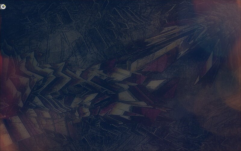 abstract digital art with glitch effect