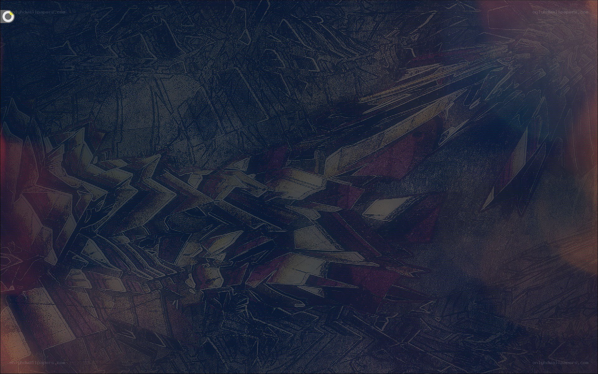 abstract digital art with glitch effect